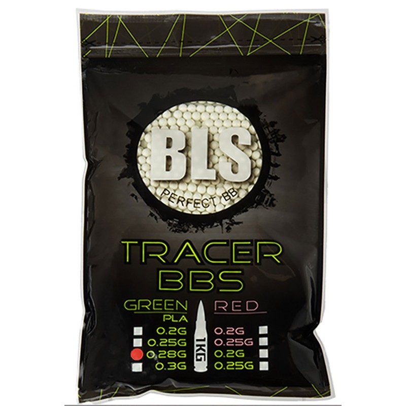 BILLES 0.28G TRACANTES VERTES EN SACHET DE 1KG