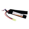 Batterie double stick Swiss arms LIPo 7.4V 1100mAh Mini Tamyia 25C /C