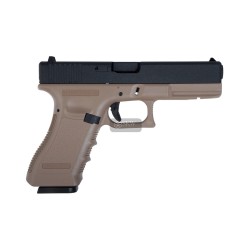 SAIGO DEFENSE MK1 GAS BLOW BACK METAL SLIDE TAN/NOIR