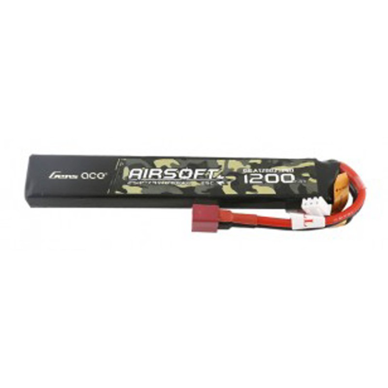 Batterie Lipo 2S 7.4V 1200mAh 25C 1 stick Genspow