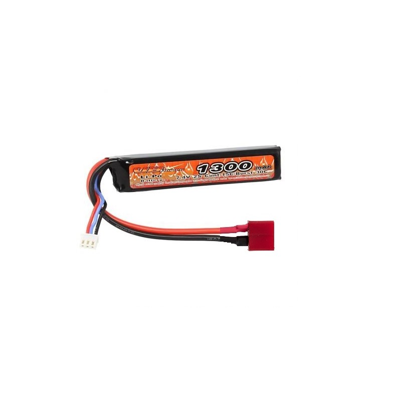 BATTERIE LI-PO 7.4V 1300MAH 1 STICK DEAN