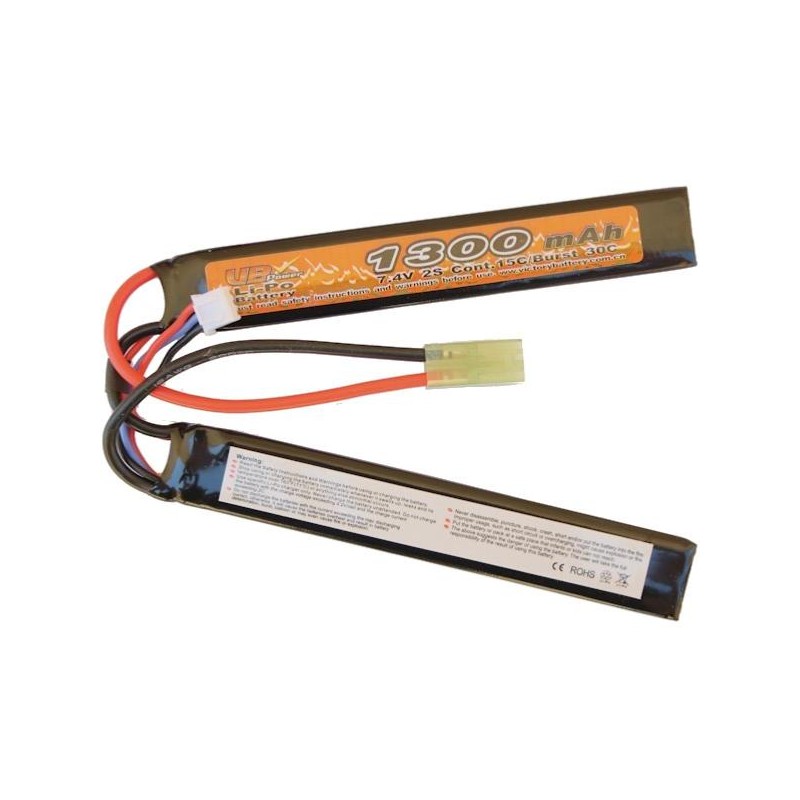 BATTERIE LI-PO 7.4V 1300MAH 2 STICKS