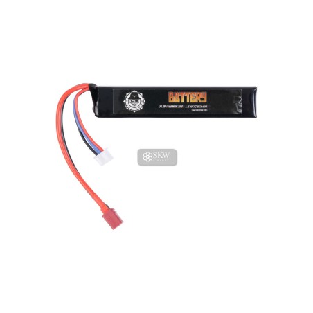 BATTERIE LIPO 11.1V 1100MAH 25C DUEL CODE T-DEAN