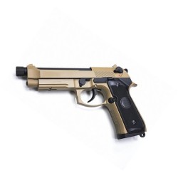 PISTOLET 6MM KJM9 A1 GAZ TAN