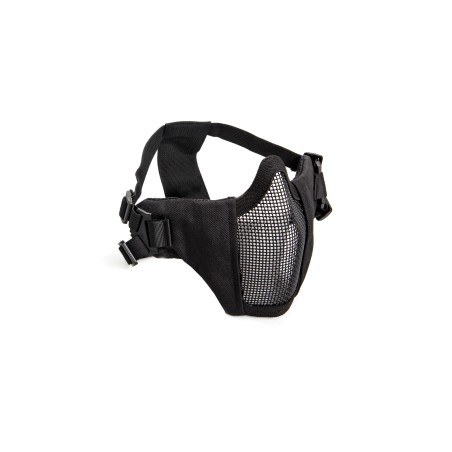 BAS DE MASQUE GRILLAGE NOIR pour casque