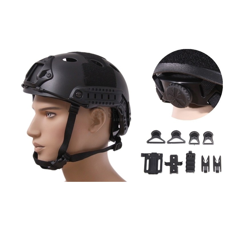 CASQUE FAST PJ NOIR REGLABLE EMERSON